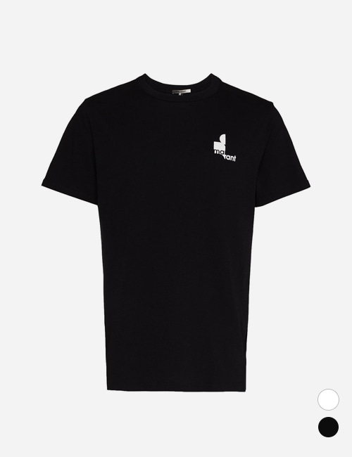 이자벨마랑 자페르 로고 프린트 티셔츠(블랙/화이트/남녀공용)